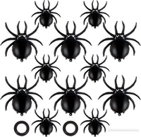 YOTHORN 6 pack black 33 inch spider foil balloons for Halloween - view 3