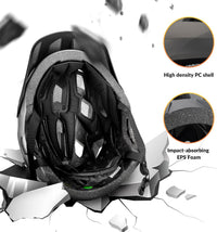 ROCKBROS Kids Full Face Bike Helmet Lightweight Detachable MTB Helmet – Fun for Kids & Family - Silver Black White / Medium - image 3