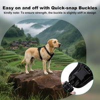 Plutus Pet No Pull Dog Harness with Leather Accents - S / Black - image 3