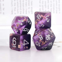 Haxtec Light Green DND Dice Set - Purple Black - image 4