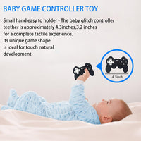 Cool Remote Game Control Teething Toy for Babies 0-6-12 Months - Black - image 3
