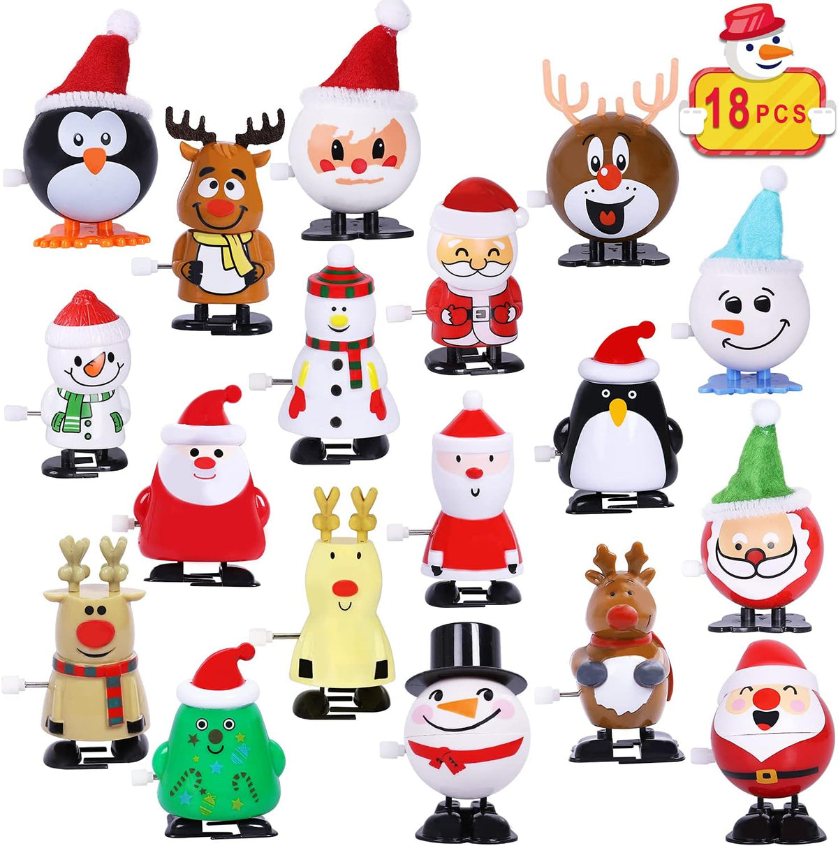 Max Fun Halloween wind up toys 18 pack, assorted vampire, pumpkin, skull, mummy and ghost toys - view 6