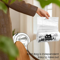 90 Pack Cat Litter Box Robot Model 5/4/3 Waste Bags - Transparent / 1 Count (Pack of 40) - image 4