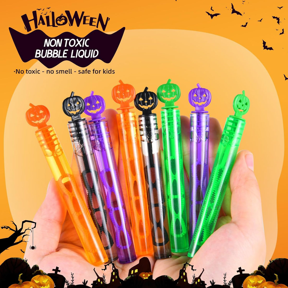 60 Pack Halloween Bubble Wands - Halloween - image 2