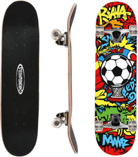ChromeWheels 31 inch Skateboard Double Kick Skate Board Cruiser - #03