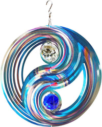 FONMY Wind Spinner Mandala Starry Sky 12 inch 3D Stainless Steel - 12inch / Mgb04