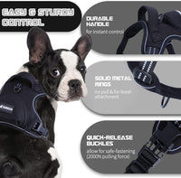 No Pull Dog Harness for Medium Dogs - Black / XL - image 3