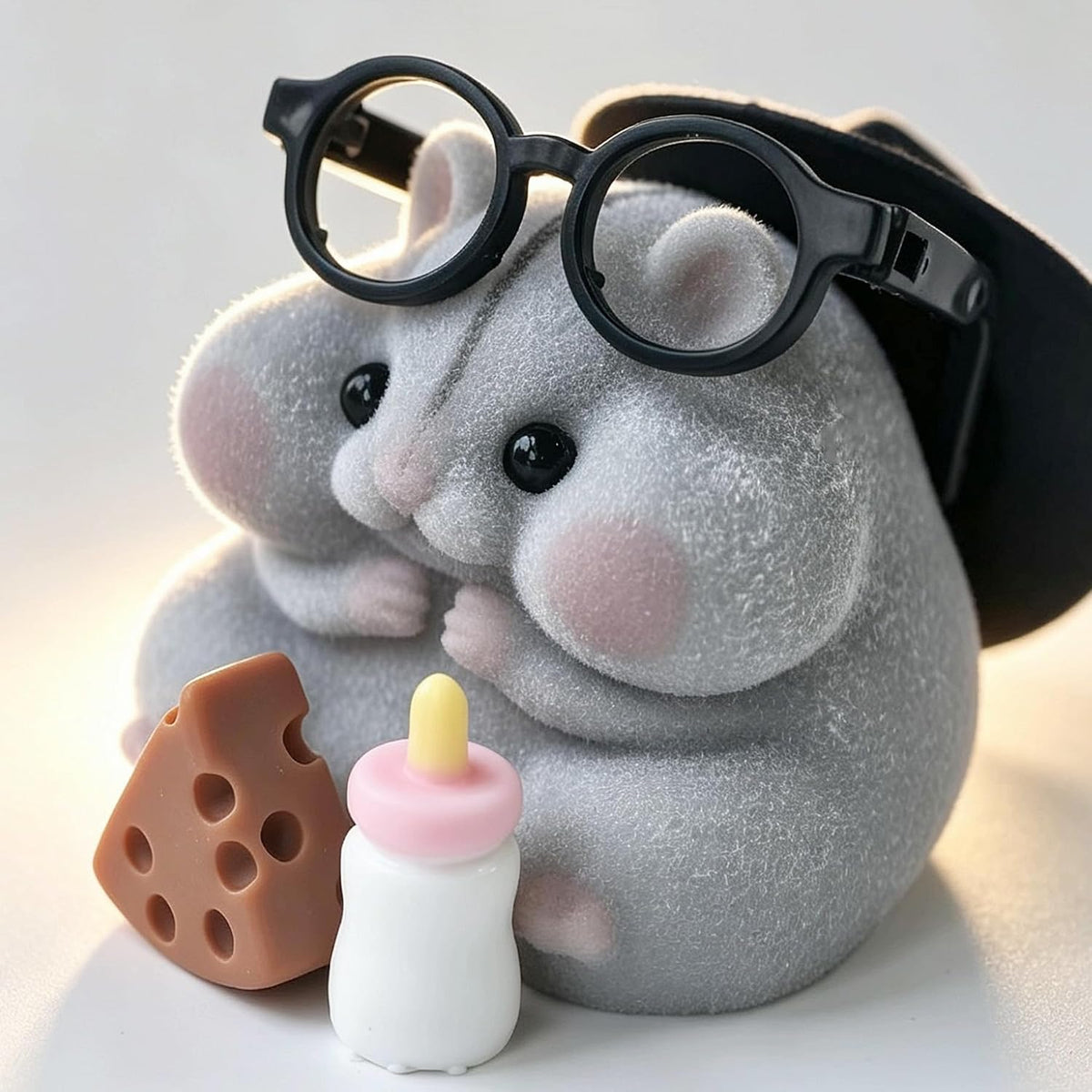 Handmade Hamster Squishy Toy - Gray - image 3