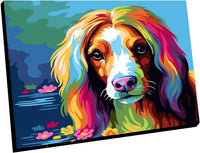 Paint by Numbers DIY Acrylic Painting Kit for Kids & Adults Beginner - Mimi Dog Framed