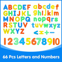 66 Pcs Translucent Letters and Numbers, Light Table Toys - Letters and Numbers - image 4