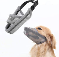 Crazy Felix Dog Muzzle Anti Eating for Small Medium Large Dogs - Grey / M