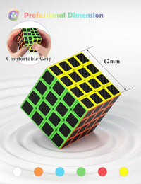 Roxenda 2x2 Speed Cube Stickerless Puzzle Cube – Fun for Kids & Family - 4x4x4 - image 2