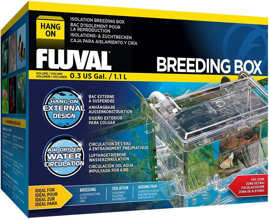 Fluval Multi-Chamber Holding and Breeding Box, Medium – Essentials for Fish