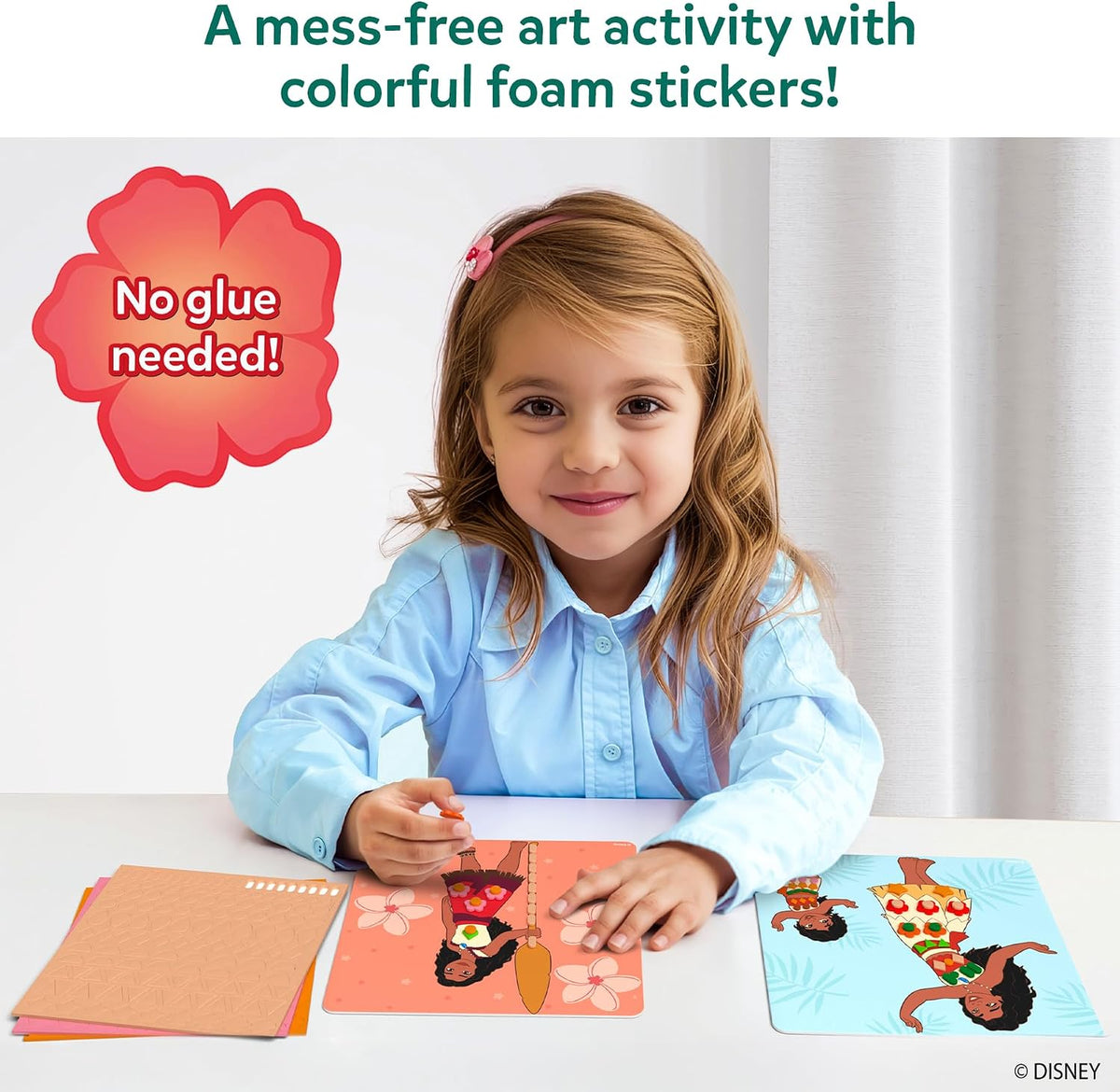 Skillmatics Fun with Foam Sticker Art, Animals, Craft Kit - Disney Moana - image 2