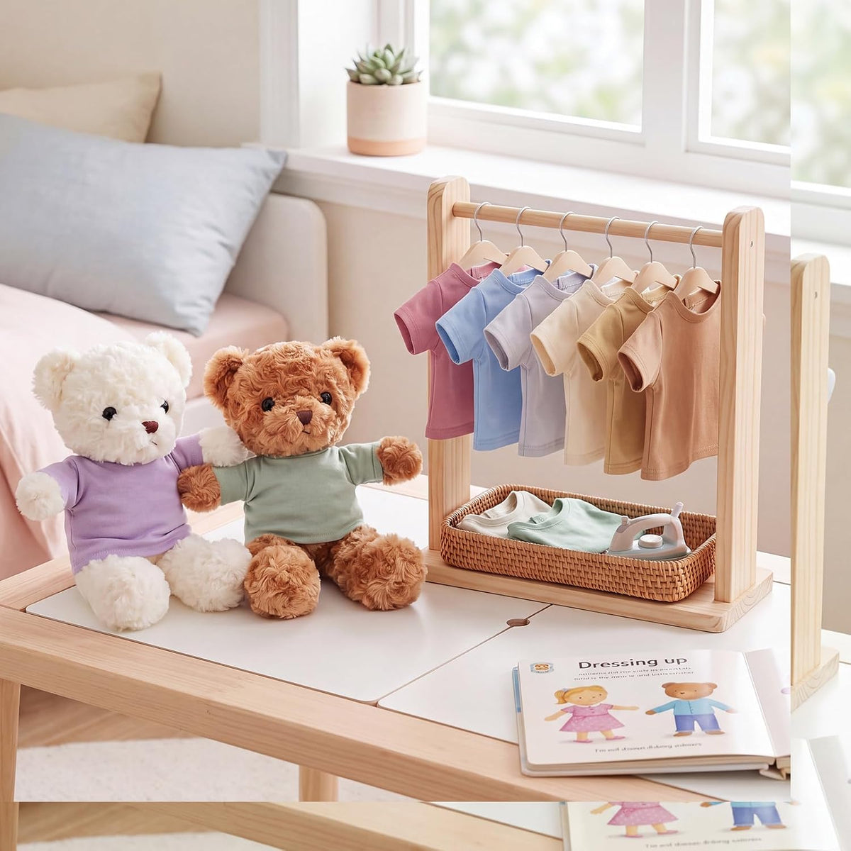 Jecery 8 piece stuffed bear shirts in assorted colors for sublimation - view 8