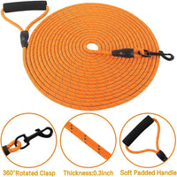 Vivifying Floating Long Dog Leash - 32ft / Orange - image 3