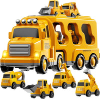 Fire Truck Toys for Kid 3-5 - Yellow / 5in1