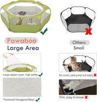 Pawaboo Small Animal Playpen, Waterproof Portable Pet Cage Tent - A-Green / 1 - image 3