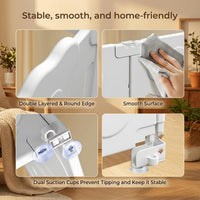Dog Playpen with Divider & Washable Floor Pad - White / 8-Panel Extended Space / 24"H - image 4