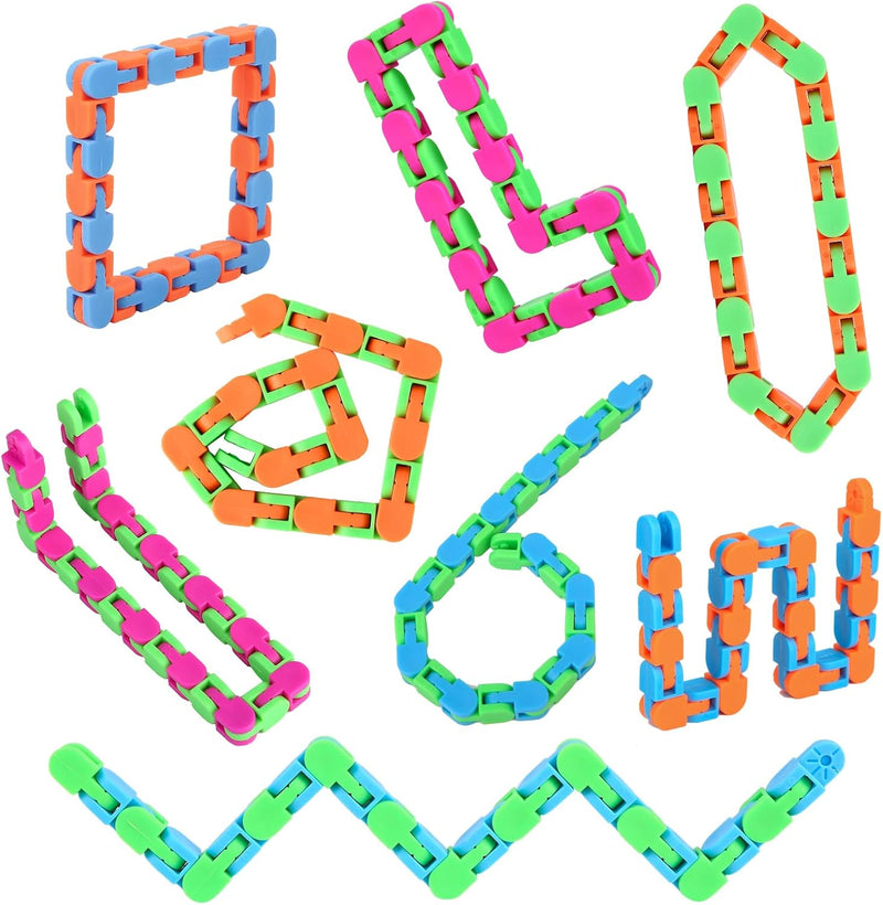 8Pcs Fidgets Wacky Tracks Fidget Toys for Kids Classroom Students
