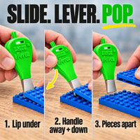 Brick Popper Brick Separator Tool, Building Block Remover Gadget - Lime Green - image 3