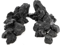 Unocho Fish Tanks Stone 20LB Natural Black Slate Rocks for Aquariums Decorative Aquascaping Stone for Reptile Terrariums, Bonsai Gardens & Outdoor 3-9inches(8PCS)