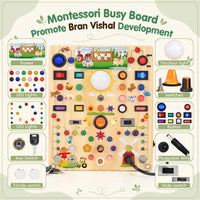 Busy Board with LED Light Switches - Large Farm Busy Board - image 2