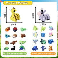 50 pcs 3D Printed Animal Figurines - Animal 156 - image 2