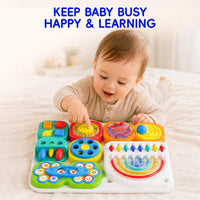 auby Busy Board 3.0 for toddlers with detachable colorful modules - view 2