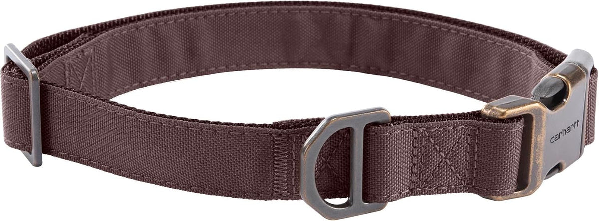 Carhartt Field Nylon Dog Collar Industry Red Medium – Essentials for Dogs - Deep Wine / Large