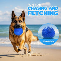 3" Squeaky Dog Balls for Aggressive Chewers - 3" (Small Dog) / Blue - image 2