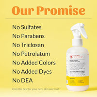 Skout's Honor Pet Detangler Spray - Hydrating & Conditioning with Avocado Oil & Probiotics, 97% Natural, Paraben & Sulfate-Free, softens for a More brushable Coat, Daily Use, 8oz, Honeysuckle, 2-Pack