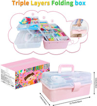 Itopstar 3000 Kids Arts and Crafts Supplies for Kids Crafting Supply - Pink 3000pcs - image 2