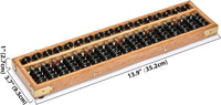 YMI Soroban Japanese Abacus, 13 Column, Montessori Math Tool - 13.9 inch - image 4
