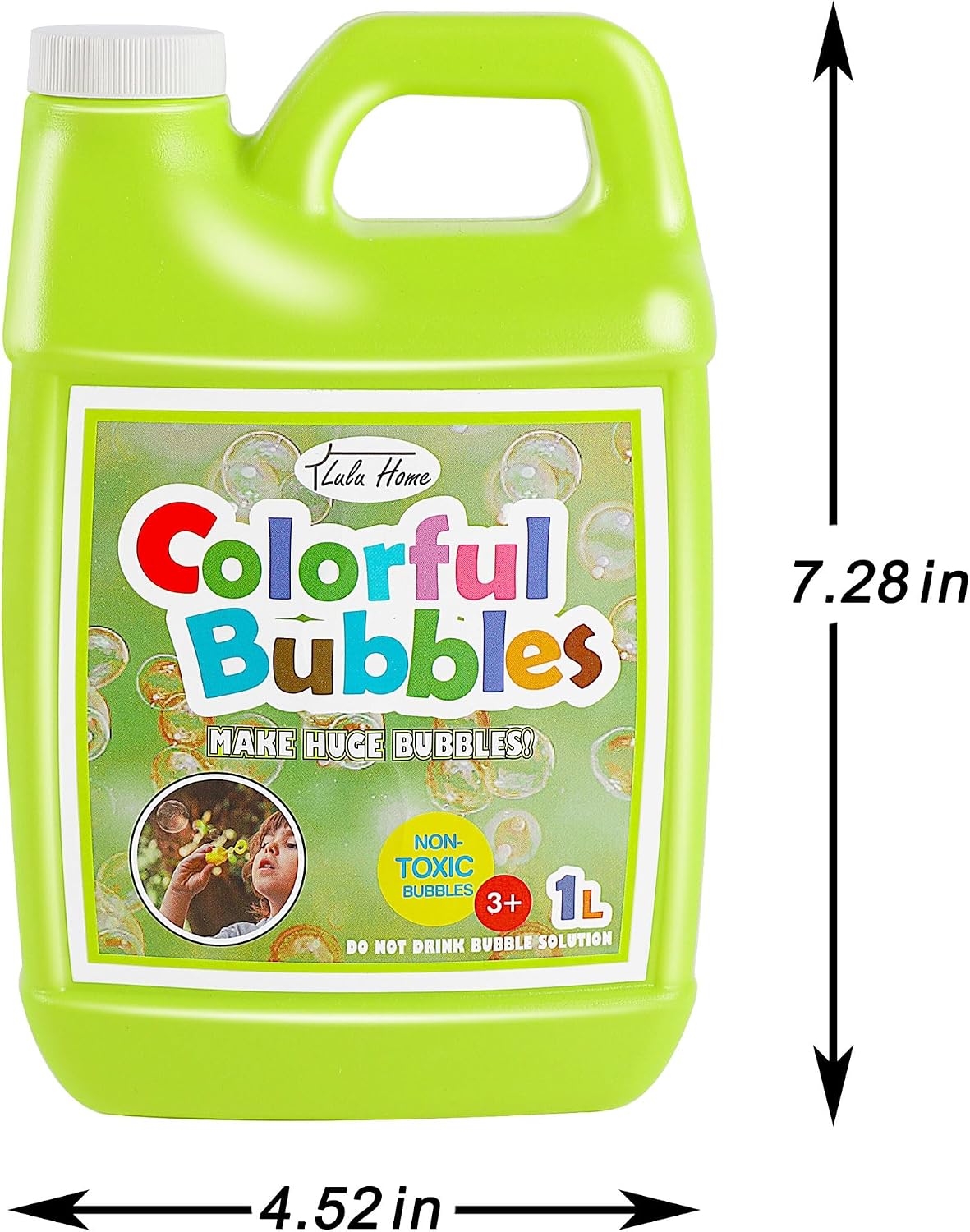 Lulu Home 33.8 OZ/1 L Concentrated Bubble Solution - Lemon Yellow - image 2