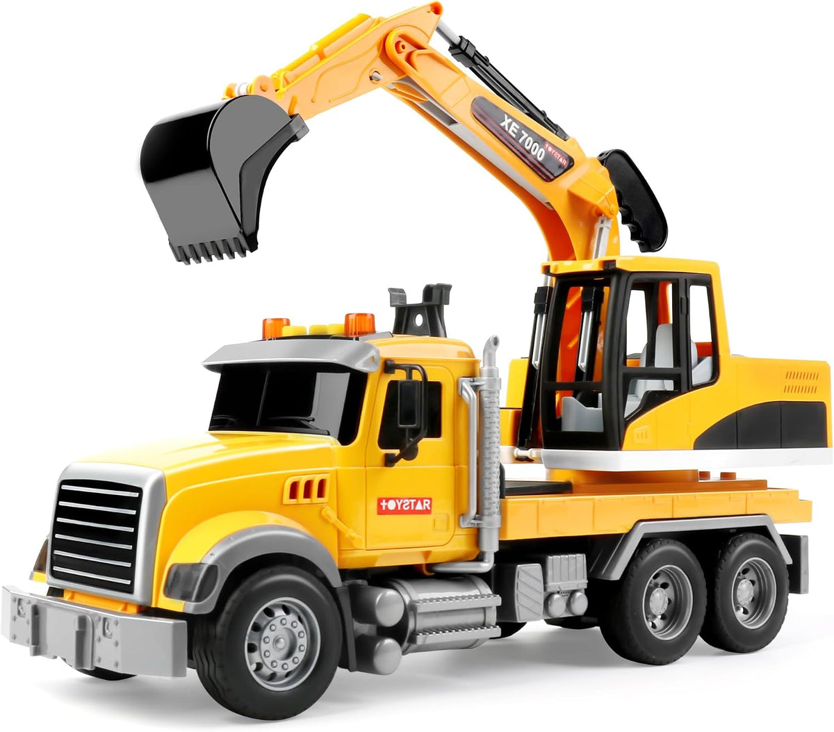Dwi Dowellin Kid Trucks Toys for Boys Age 3-5 - excavator truck