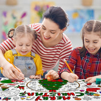 SperinGeen Thanksgiving coloring tablecloth for kids with holiday designs - view 6