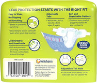New! Hartz® Comfitables® Disposable Dog Diapers, Size XXS 12 Count, Comfortable & Secure Fit, Easy to Put On, Super Absorbent Male and Female Diaper