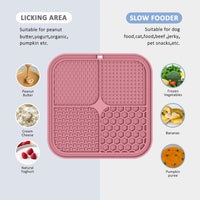ChefAide 2 Pack Lick Mat for Dogs - Pink Berry - image 3