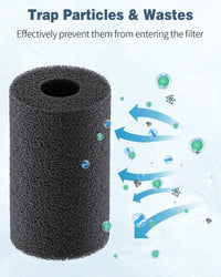 Pawfly 12 Pack Pre-Filter Sponge - 0.6″ | 1.5″D × 2.8″L - image 3