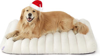 LE SURE Cute Orthopedic Dog Bed Large Sized Dog, Flat Pet Mat - 44"L x 32"W x 4"Th / Cream - image 4