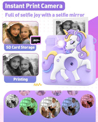 Kids Camera Instant Print - Purple - image 3