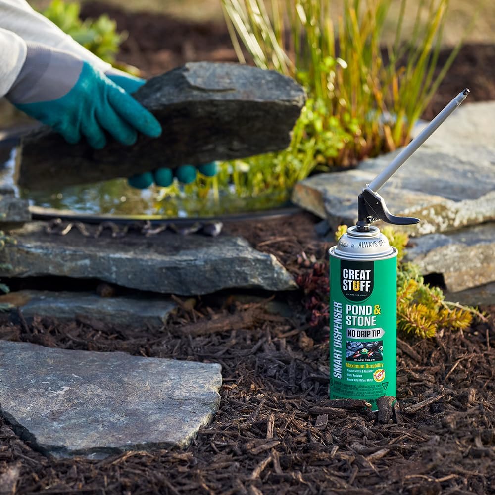 Great Stuff 99112849 Smart Dispenser Pond & Stone, Black - image 3