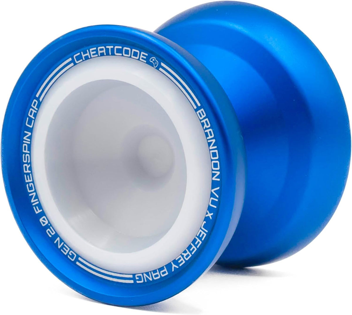 CHEATCODE unresponsive metal yoyo by Brandon Vu with Delrin fingerspin cap
