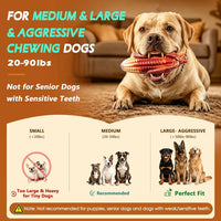 Fuufome Tough Dog Chew Toys for Medium & Large Aggressive Chewers - Brown - image 3