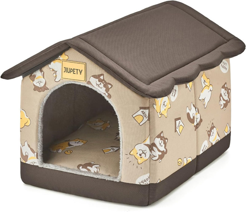 Dog House Indoor, L Size Indoor Dog House for Medium Dog – Essentials for Dogs - Brown / M