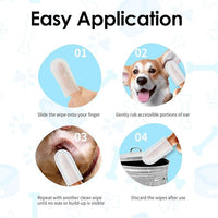 Mooncat Waterless Cat Grooming Bundle – No Rinse Foam Shampoo (5oz) + Cat Ear Cleaning Finger Wipes (40ct) | Licking Safe, pH Balanced, Dry Bath for Sensitive Cats, Removes Ear Wax & Dirt, Daily Pet H