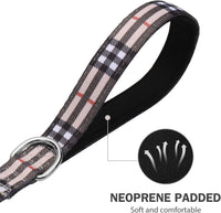 Hikiko 6 ft padded double handle nylon dog leash with swivel clasp and pattern - view 4