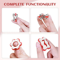 8Pcs Sensory Fidget Toys with Fidget Spinner - Red - image 3