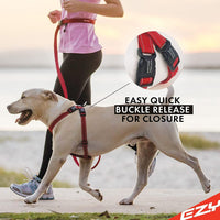 EzyDog Chest Plate No Pull Dog Harness, Escape Proof - Orange / X-Large - image 4